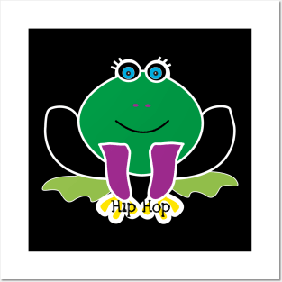 Hip Hop Frog Posters and Art